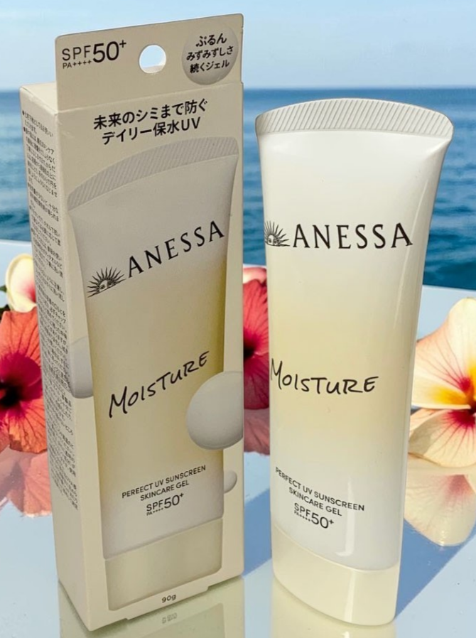 Shisaido ANESSA Moisture Perfect UV Moisture Sunscreen Gel SPF50+ PA++++ 90g