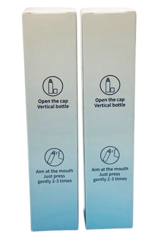 SIRUINI PROBIOTICS FRESH BREATH MINT MOUTH SPRAY ORAL HEALTH FORMULA 20ml-2 pack