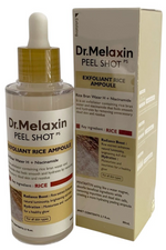 Dr. Melaxin Peel Shot Exfoliant Rice Ampoule 2.7oz/80 ml FRESH EXP. DATE: 8/2028