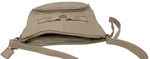 IVORY WOMEN MEDIUM COWHIDE LEATHER CROSS BODY SHOULDER BAG HANDBAG PURSE HOBO