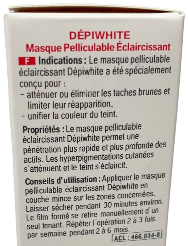 ACM Dépiwhite Whitening Peel Off Mask 40ml Fade Brown Spots & Even Skin Tone