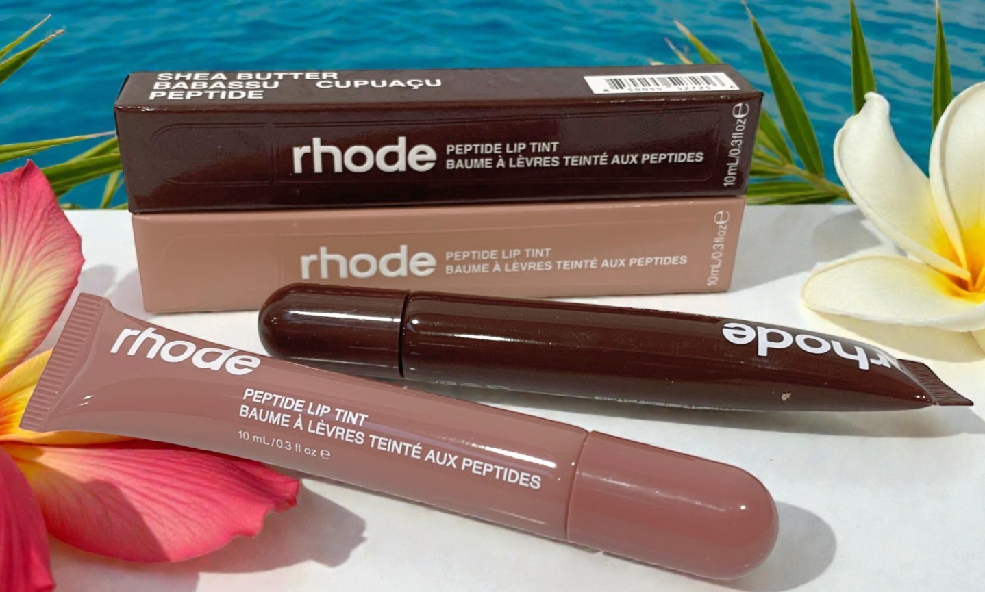 Rhode Peptide Lip Tint 10ml Shea Butter Sheer SET of 2: ESPRESSO & TOAST
