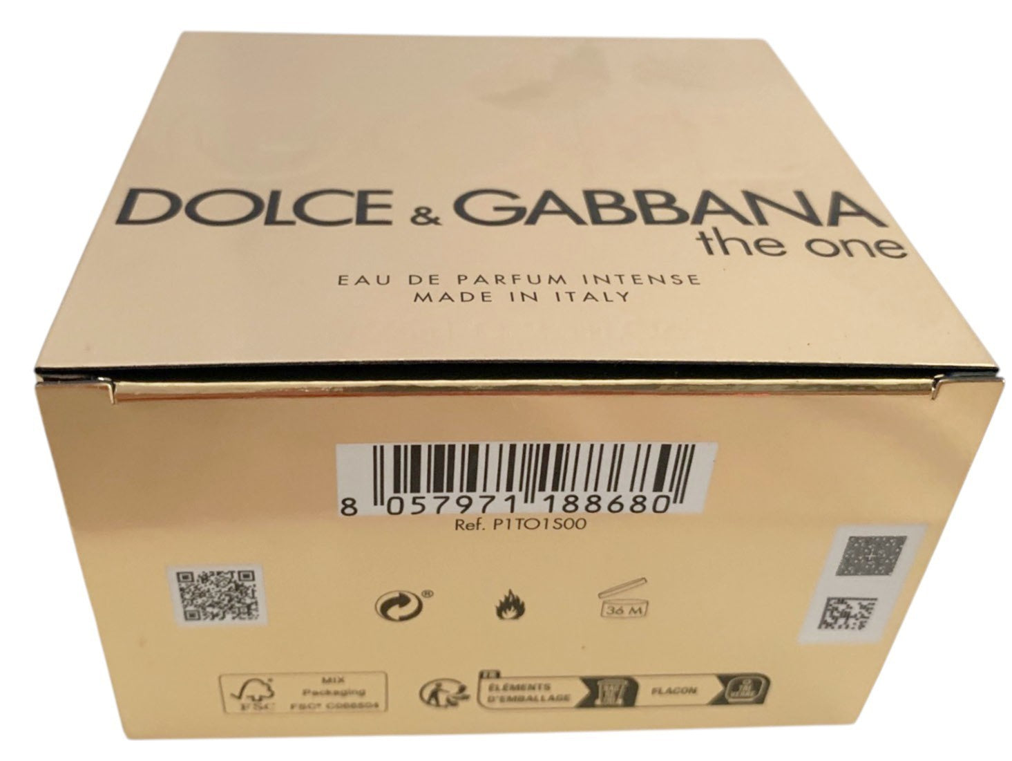 Dolce & Gabbana The One Gold for Women 2.5oz Eau de Parfum Intense Spray USEALED