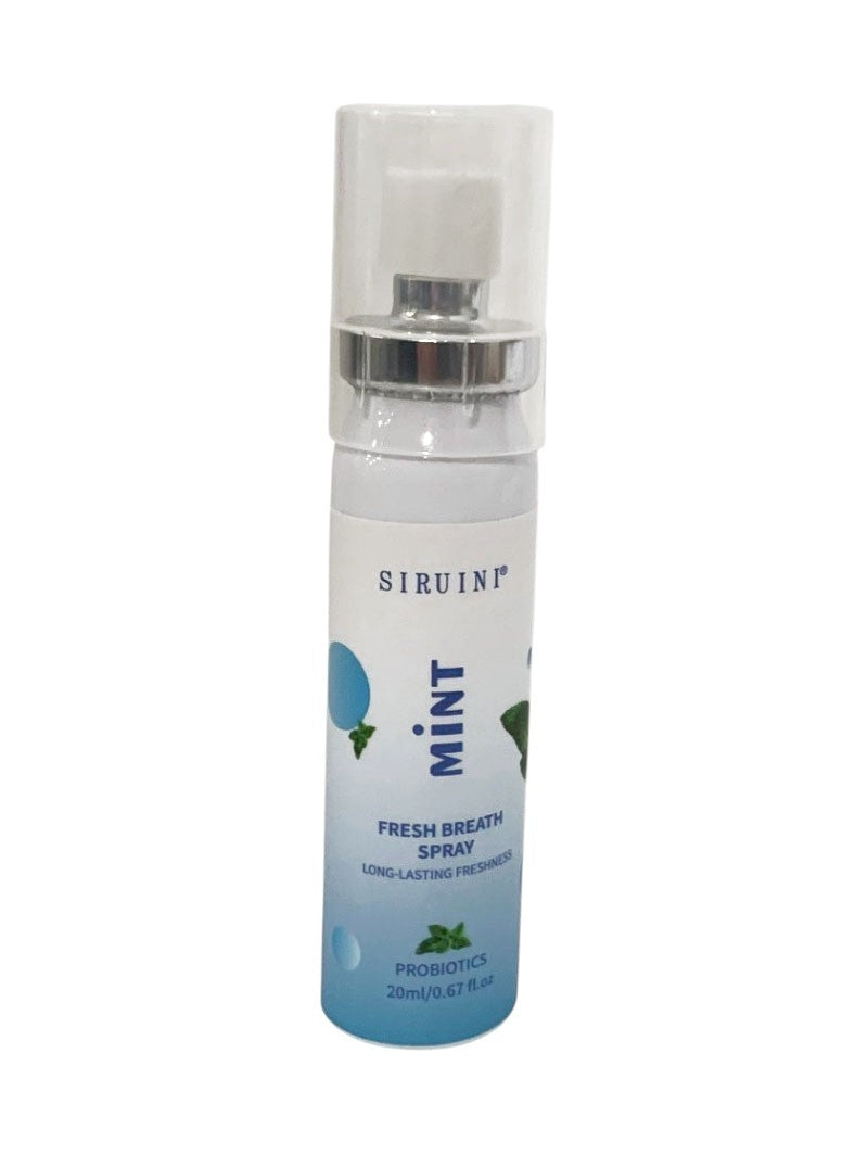 SIRUINI PROBIOTICS FRESH BREATH MOUTH SPRAY PEACH, ORANGE, WATERMALON, MINT- 4 P