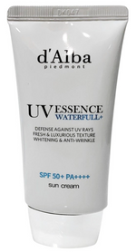 D'ALBA UV ESSENCE VEGAN WATERFULL+SUN CREAM WHITENING & ANTI-WRINKLE BLUE-2PCS