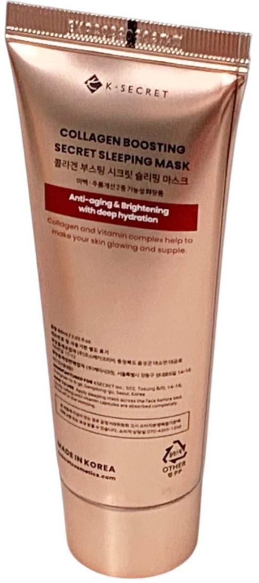 K-SECRET Collagen Boosting Secret Sleeping Mask 60ml Anti Aging Cream EXP 08/28