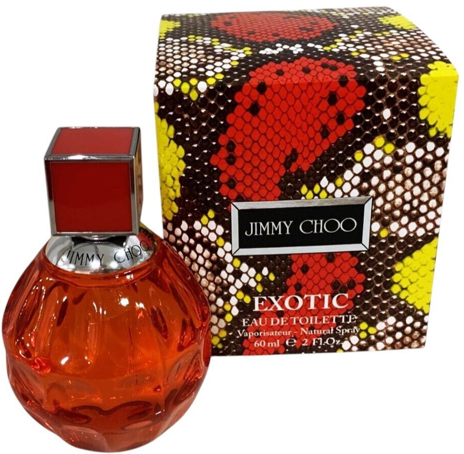 JIMMY CHOO EXOTIC Eau De Toilette Natural Spray 2.0oz/60ml  New in Unsealed Box