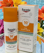 Eucerin Oil Control Dry Touch Sun Gel Cream Ultra Light Acne Skin SPF50+ 50ml