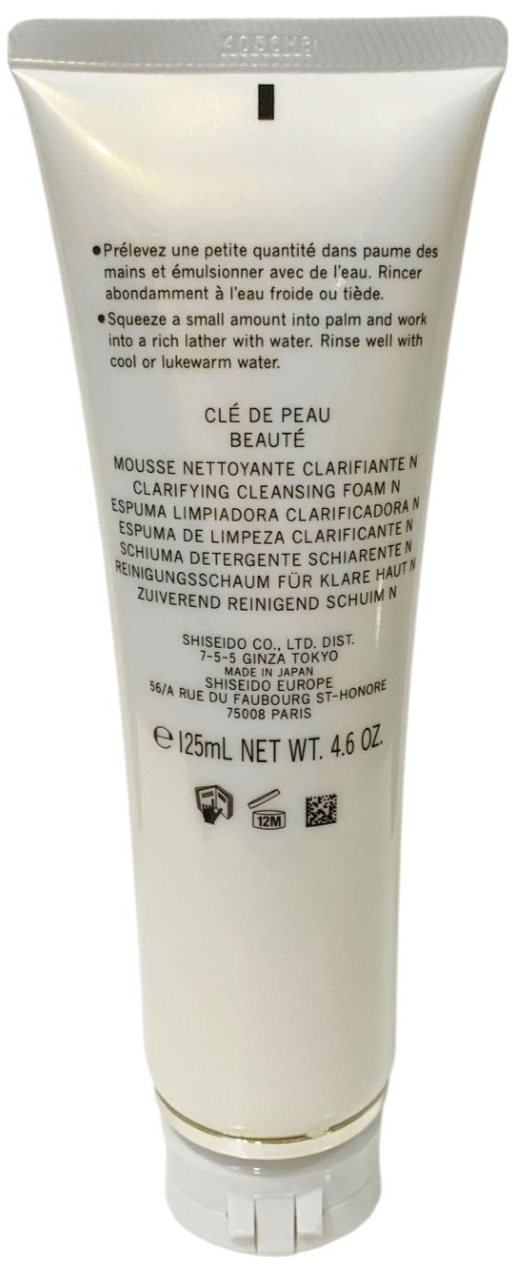 Cle De Peau Clarifying Cleansing Foam - Size 125mL / 4.6 Oz. NEW IN SEALED BOX