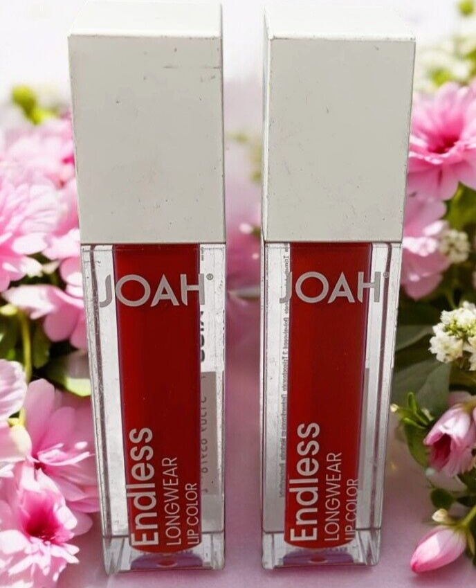JOAH ENDLESS LONGWEAR LIP COLOR JSLL08 SMOOTHING PACK OF 2