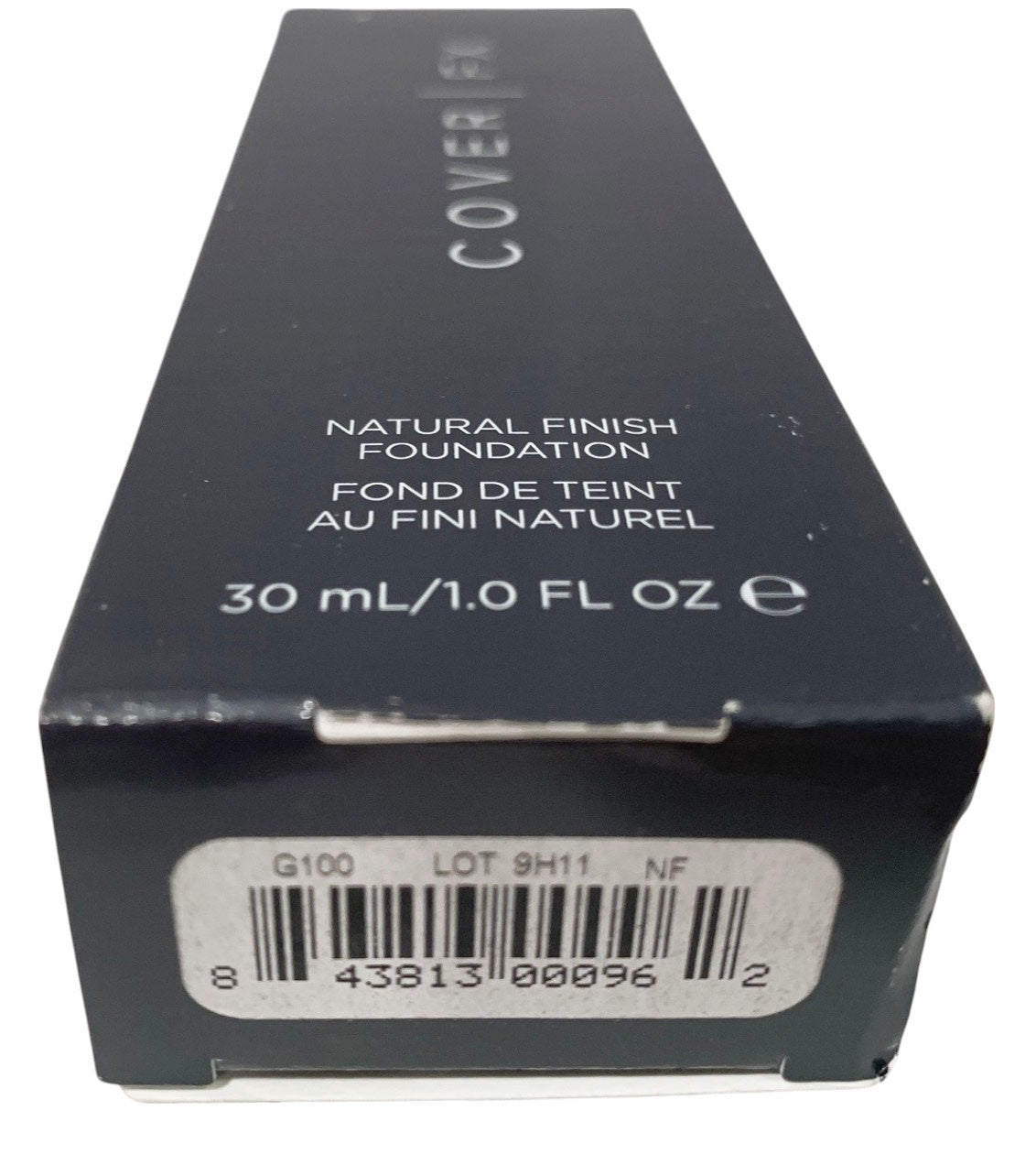 Cover FX Natural Finish Foundation - G 100 - 1oz/30ml -Sealed - New in Box