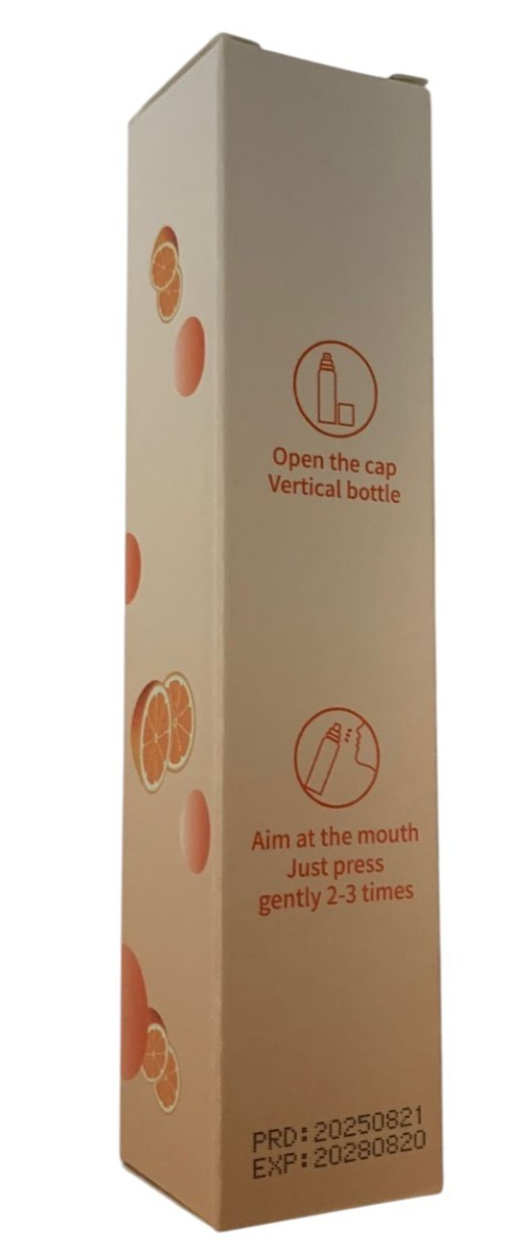 SIRUINI PROBIOTICS FRESH BREATH ORANGE MOUTH SPRAY ORAL HEALTH FORMULA 20ml -2 P