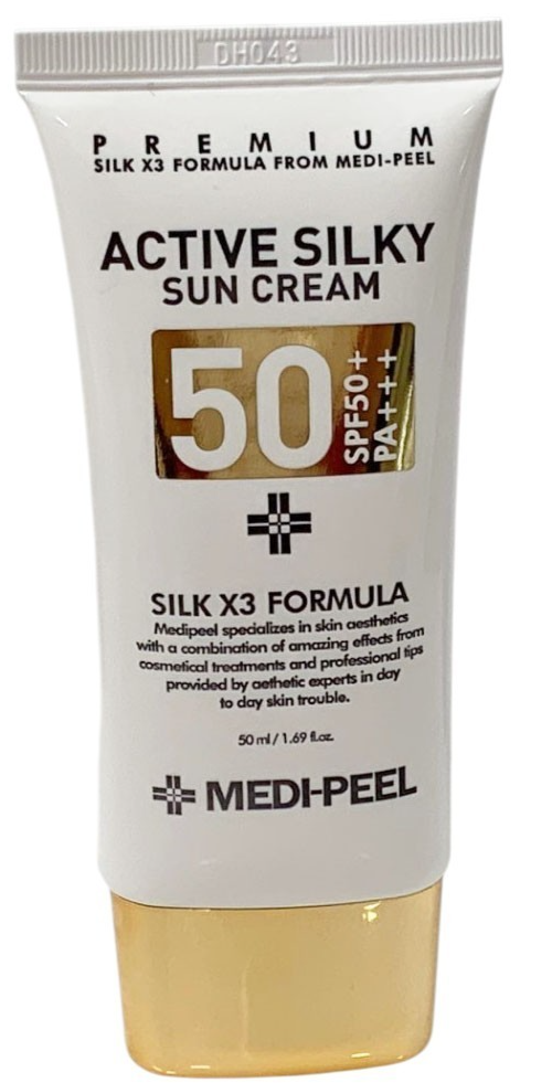 MEDI PEEL Active Silky Sun Cream SPF50+ PA+++ 50ml Korea sunscreen Exp 02/28