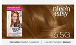 2-Clairol Nice N’ Easy Natural  Permanent Hair Color 6.5G Lightest Golden Brown