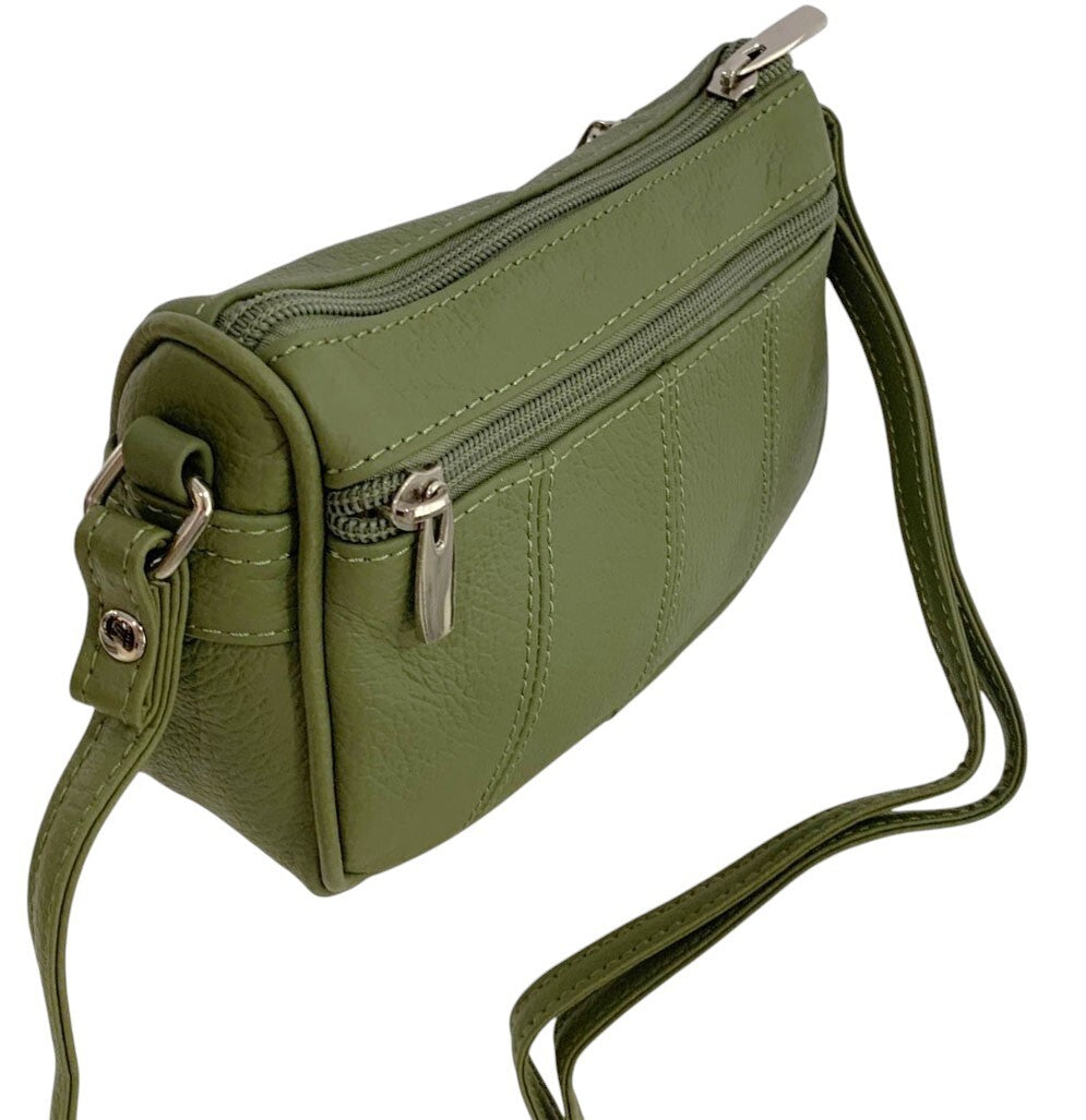 OLIVE Soft Cowhide Leather Small Handbag Crossbody Shoulder Bag  Purse for Women