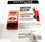 SET OF 3 PCS OF MAYBELLINE SUPER STAY MATTE INK LIQUID LIP COLOR 0.17oz EACH NEW
