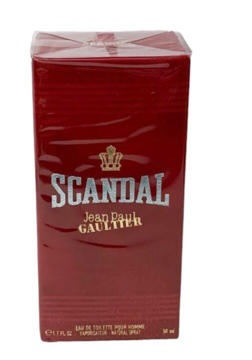 Jean Paul Gaultier Scandal Men EDT Spray 1.7oz / 50ml Authentic New Sealed Box