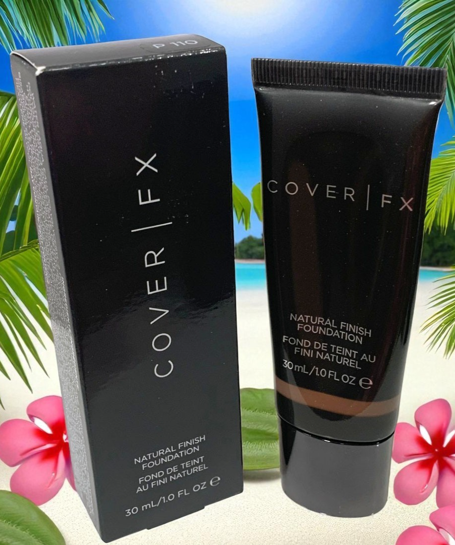 Cover FX Natural Finish Foundation - P 110 - 1oz/30ml -Sealed New in Box