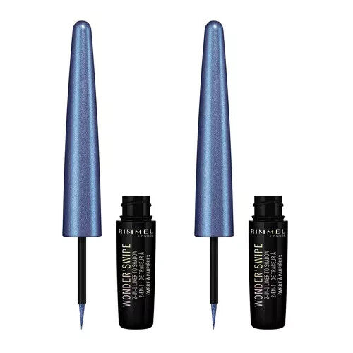 2-Rimmel London 007 Crave Me Wonder Swipe 2-in-1 Liner To Shadow New SEALED