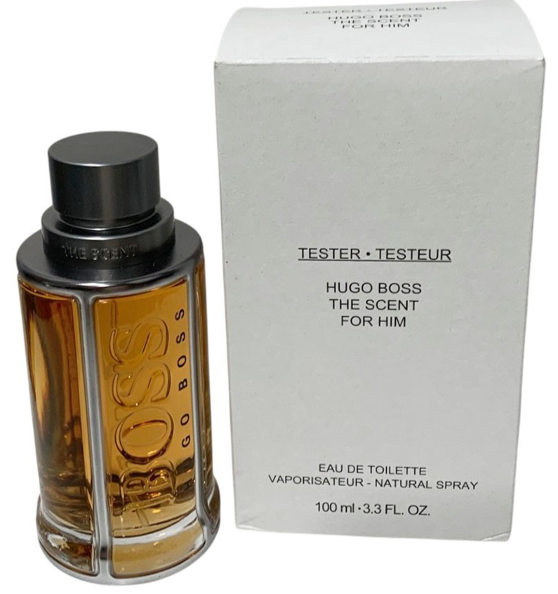 Hugo Boss The Scent Eau De Toilette Spray For Men 100ml / 3.3oz New in White Box