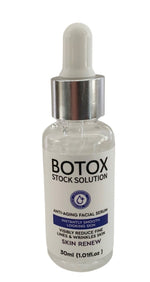 BOT0X STOCK SOLUTION ANTI-AGING FACIAL SERUM REDUCE FINE LINES & WRINKLES 30ml