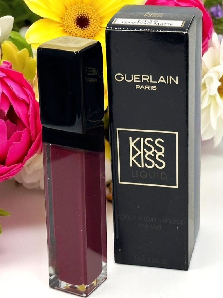 Guerlain Kiss Kiss Liquid Lipstick Matte Finish L369 Tempting Matte 0.19oz/5.8ml