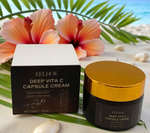 DEEP VITA C CAPSULE CREAM NIACINIMIDE 5% HYALURONIC ACID REDUCE WRINCLES 1.76 oz