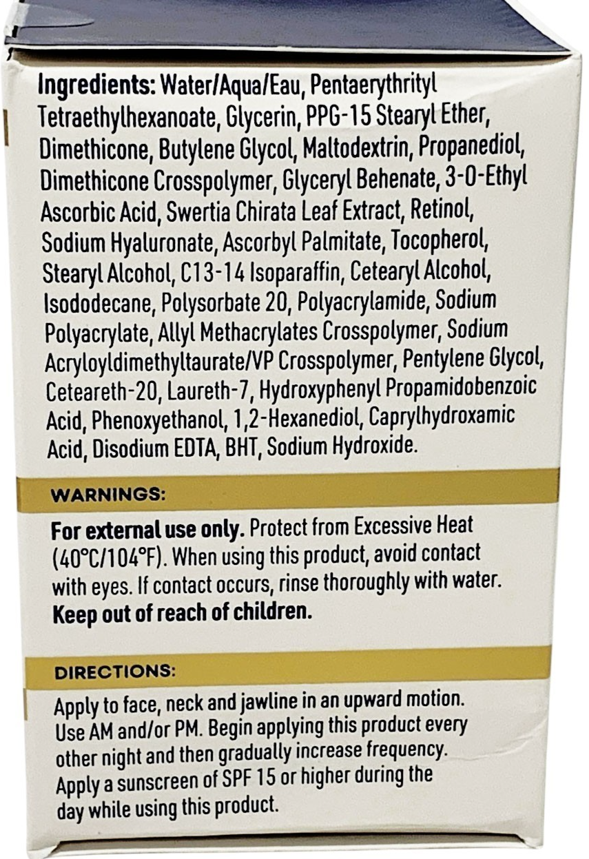 ROC Derm Correxion Contour Cream Advanced Retinol Swertiamarin 1.7oz