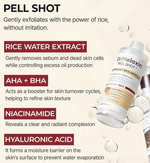 Dr. Melaxin Peel Shot Exfoliant Rice Ampoule 2.7oz/80 ml FRESH EXP. DATE: 8/2028