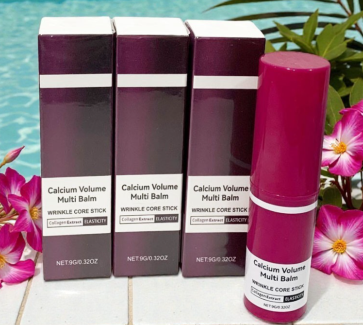 Calcium Volume Multi Balm Wrinkle Core Stick  Anti-aging 9g Pack of 3 Exp 11/28