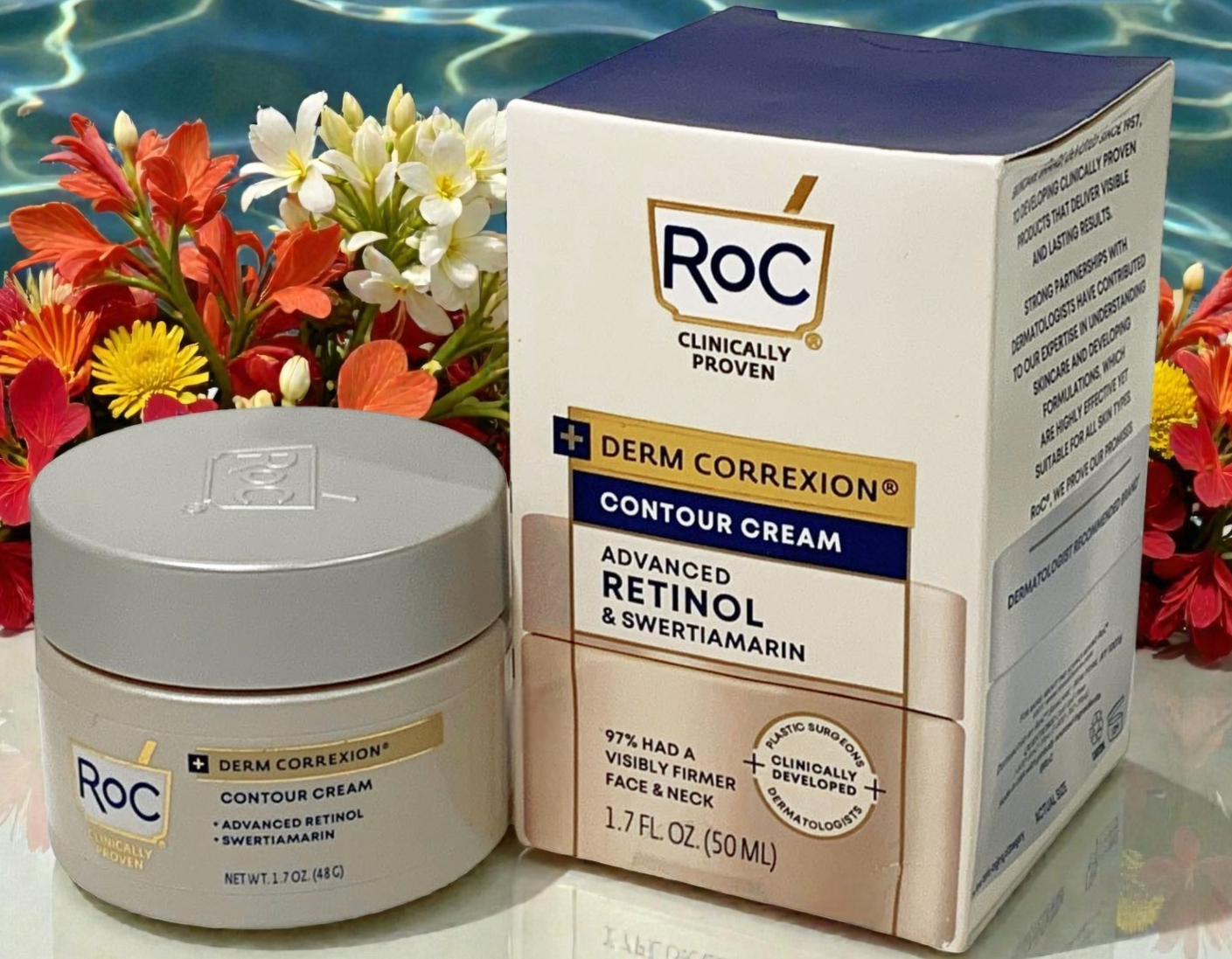 ROC Derm Correxion Contour Cream Advanced Retinol Swertiamarin 1.7oz