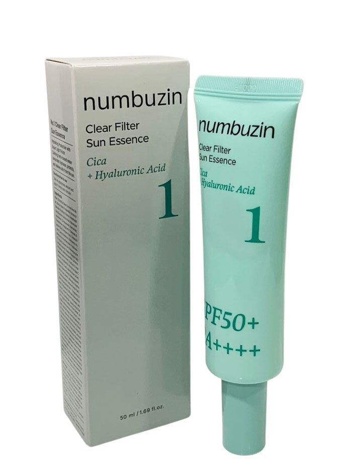 NUMBUZIN No.1 Clear Filter Sun Essence 50ml/1.69oz SPF50+ PA++++ EXP 03/28