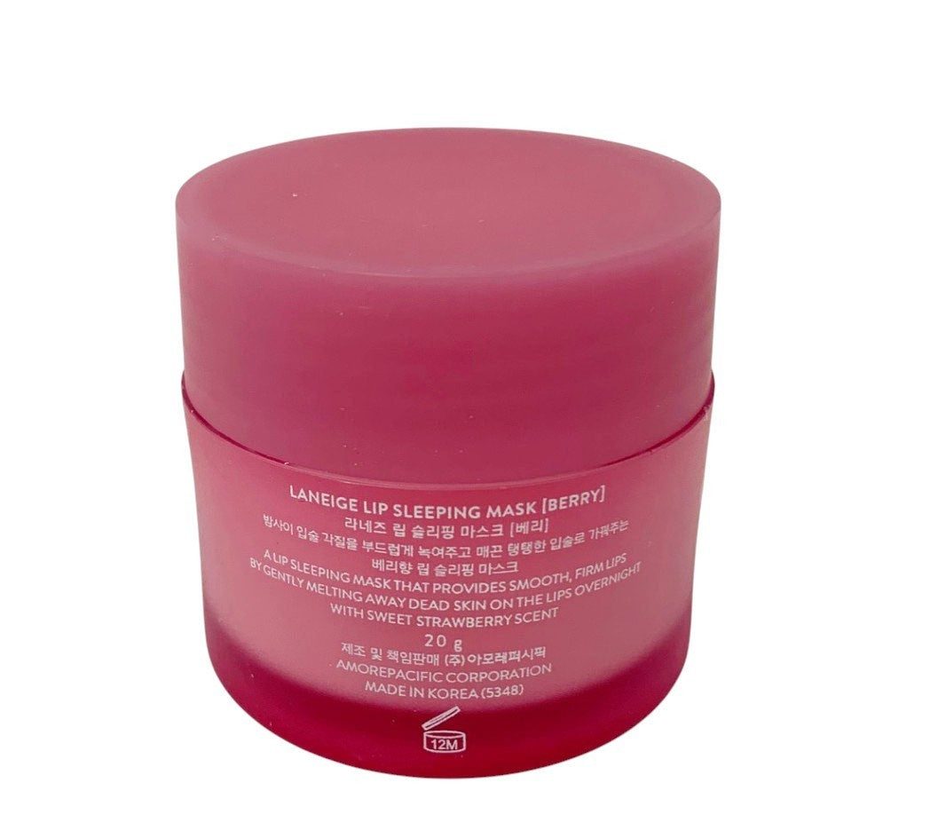 LANEIGE Lip Sleeping Mask Berry 20g Lip Care Moisture Treatment NEW in BOX FRESH