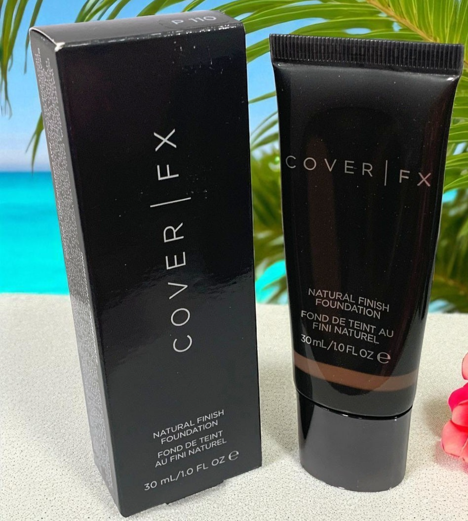 Cover FX Natural Finish Foundation - P 110 - 1oz/30ml -Sealed New in Box