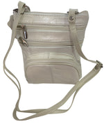 New WHITE Small Leathers Crossbody Messenger Purse Bag  Adjustable Strap