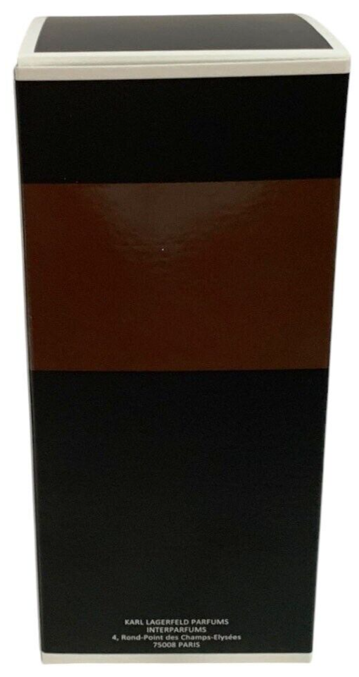 Karl Lagerfeld BOIS D'AMBRE Eau de Toilette Spray for Men 3.3oz NEW UNSEALED BOX