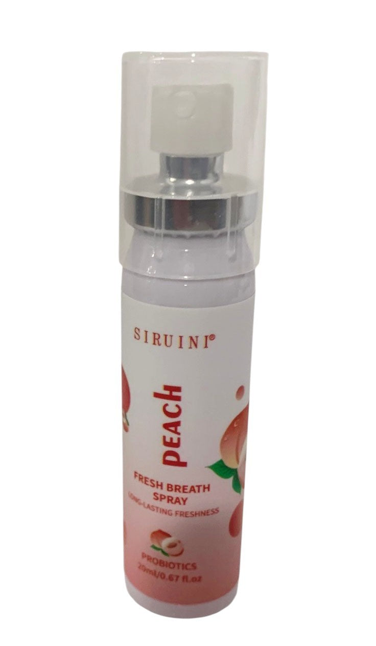 SIRUINI PROBIOTICS FRESH BREATH MOUTH SPRAY PEACH, ORANGE, WATERMALON 20ml-3pack