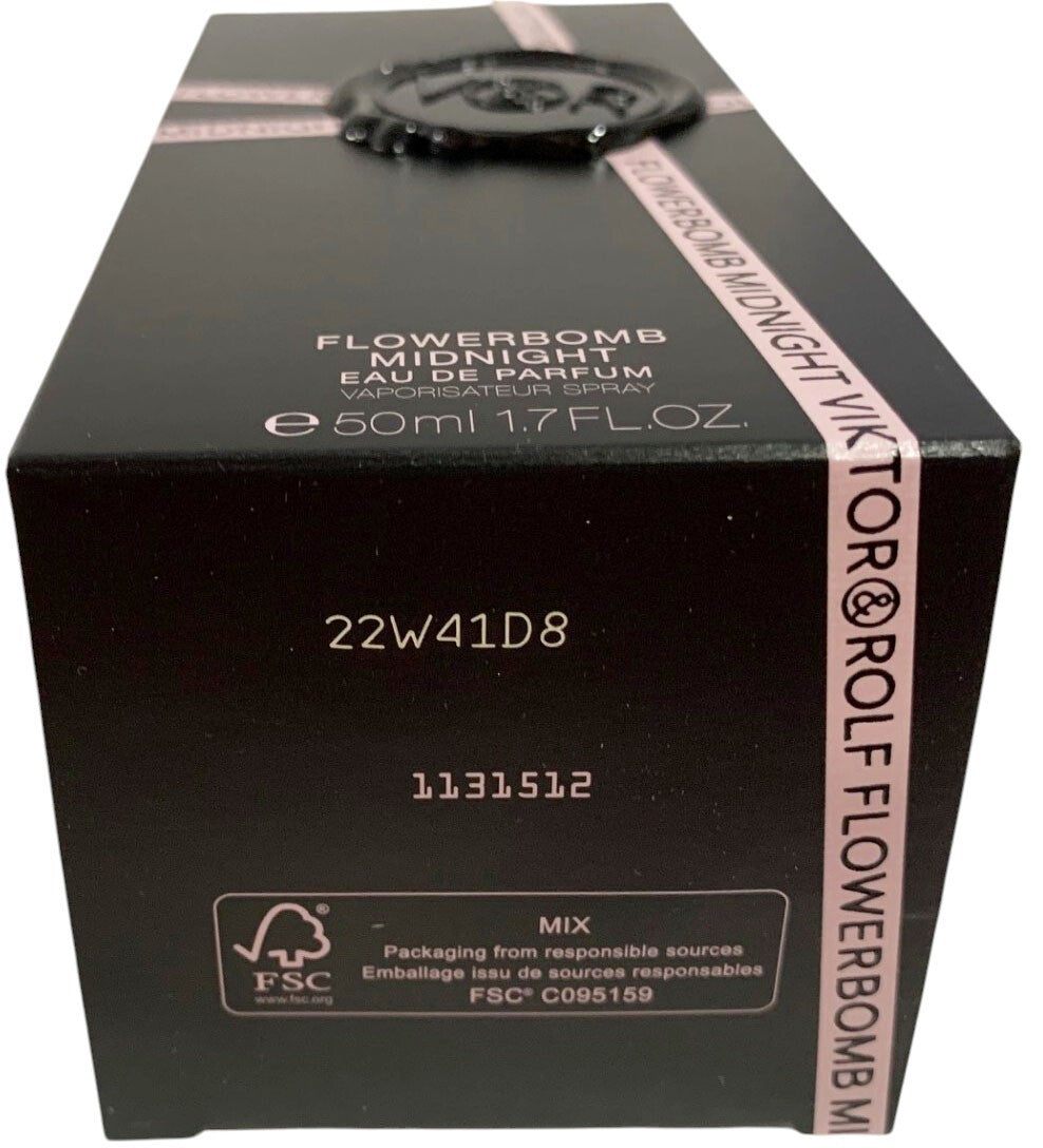 Viktor & Rolf Flowerbomb Midnight Eau de Parfum Spray - 50ml / 1.7oz Unsealed
