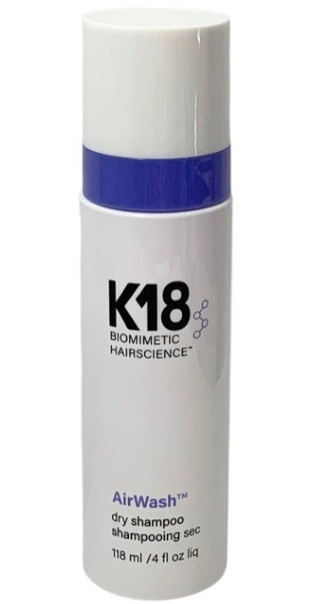 K18 AirWash™ Dry Shampoo 118 ml/4 oz Non-Aerosol New in Sealed Box Exp 02/29