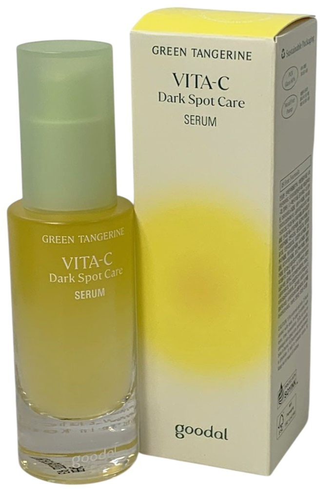 GOODAL GREEN TANGERINE VITA-C DARK SPOT CARE SERUM 40ml and CLEANSING FOAM 150ml