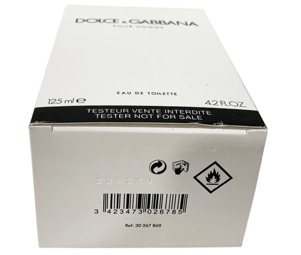 Dolce and Gabbana Men's Pour Homme EDT Spray 4.2 oz Fragrances New in White Box