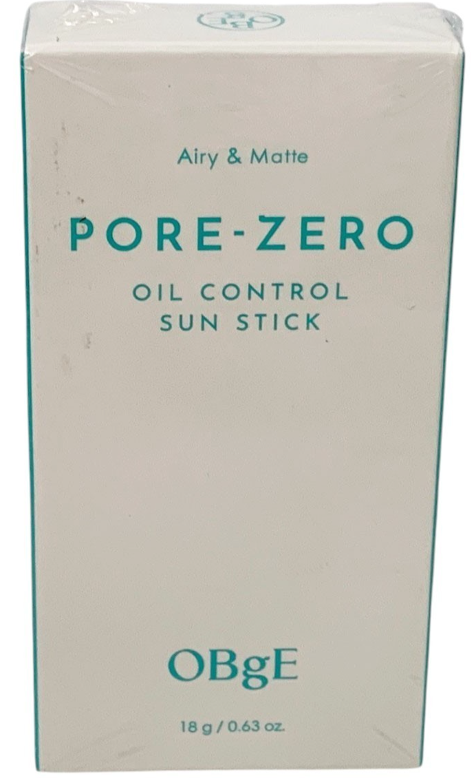 OBgE PORE-ZERO OIL CONTROL Sun Stick for MEN 18g SPF50+PA++++SEALED EXP 02/29