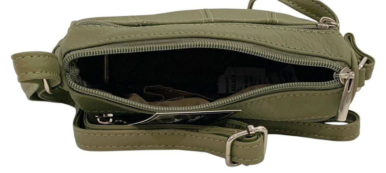 OLIVE Soft Cowhide Leather Small Handbag Crossbody Shoulder Bag  Purse for Women