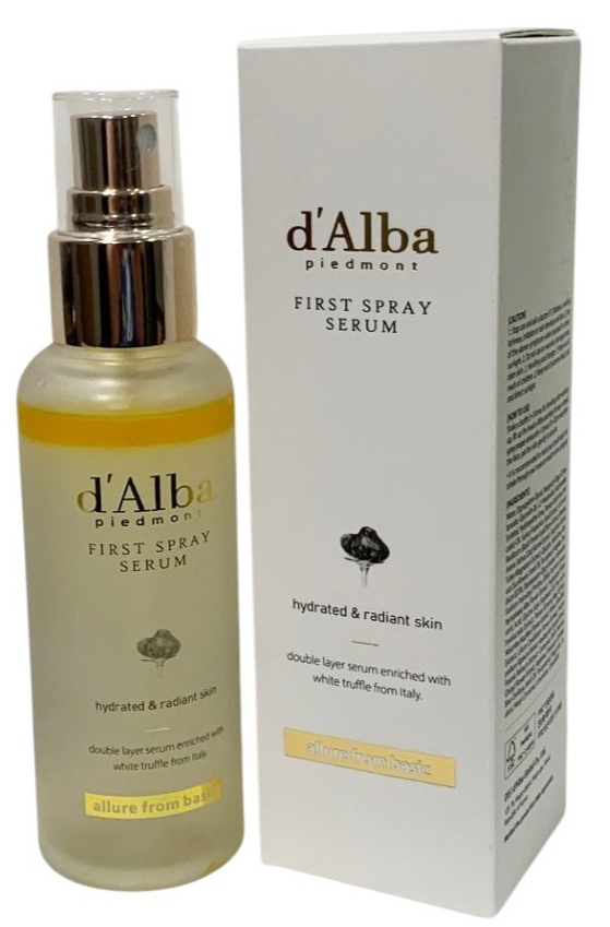 D'ALBA PIEDMONT Italian White Truffle First Spray Serum 3.38oz Sealed Exp 12/28