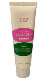 C-K-D Retino Collagen Tightening Glow Cream Pack 300Da Peel-Off Mask 80ml 2 Pack