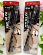 2 Rimmel Brow This Way Professional Eyebrow Pencils 