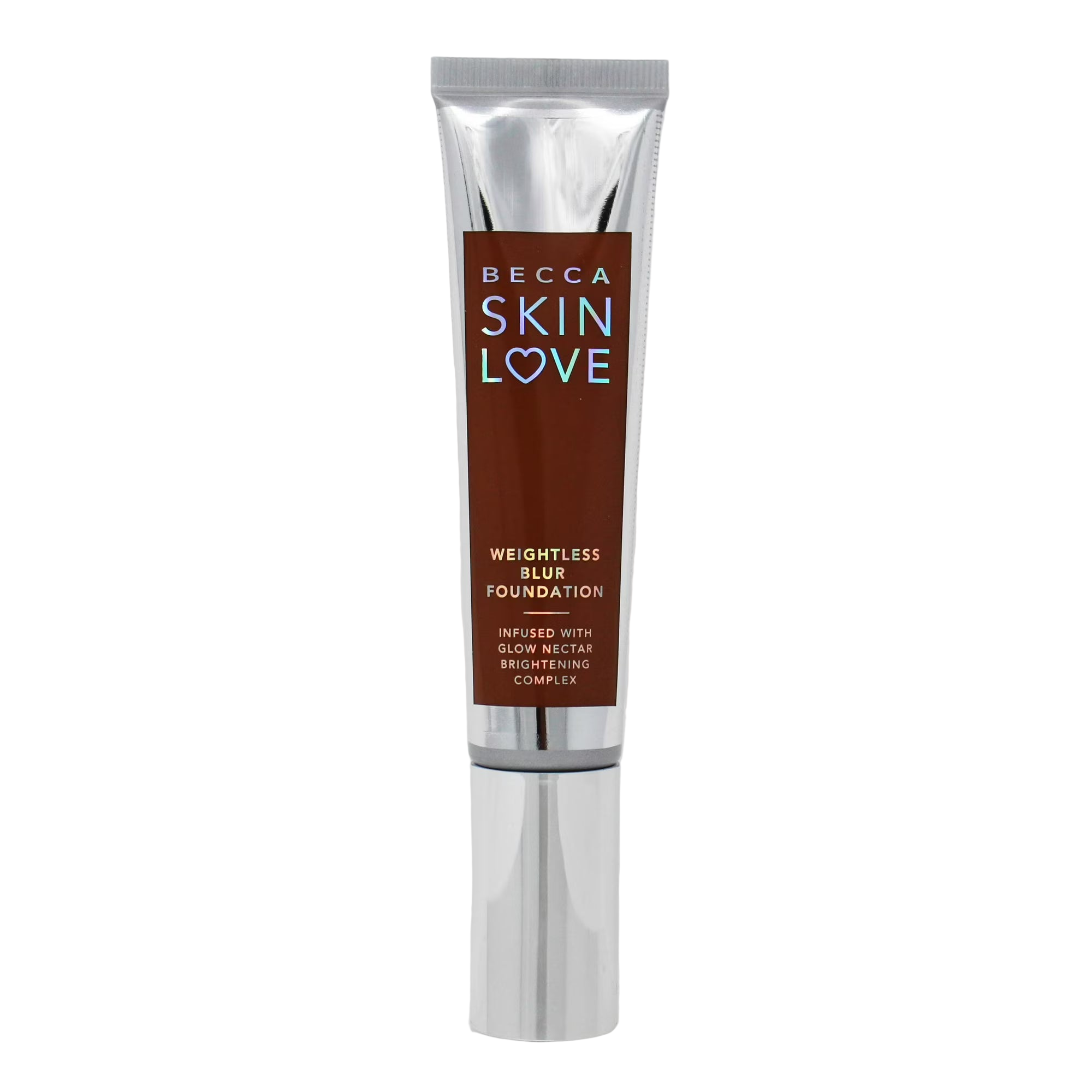 Becca Skin Love foundation tube on a white background