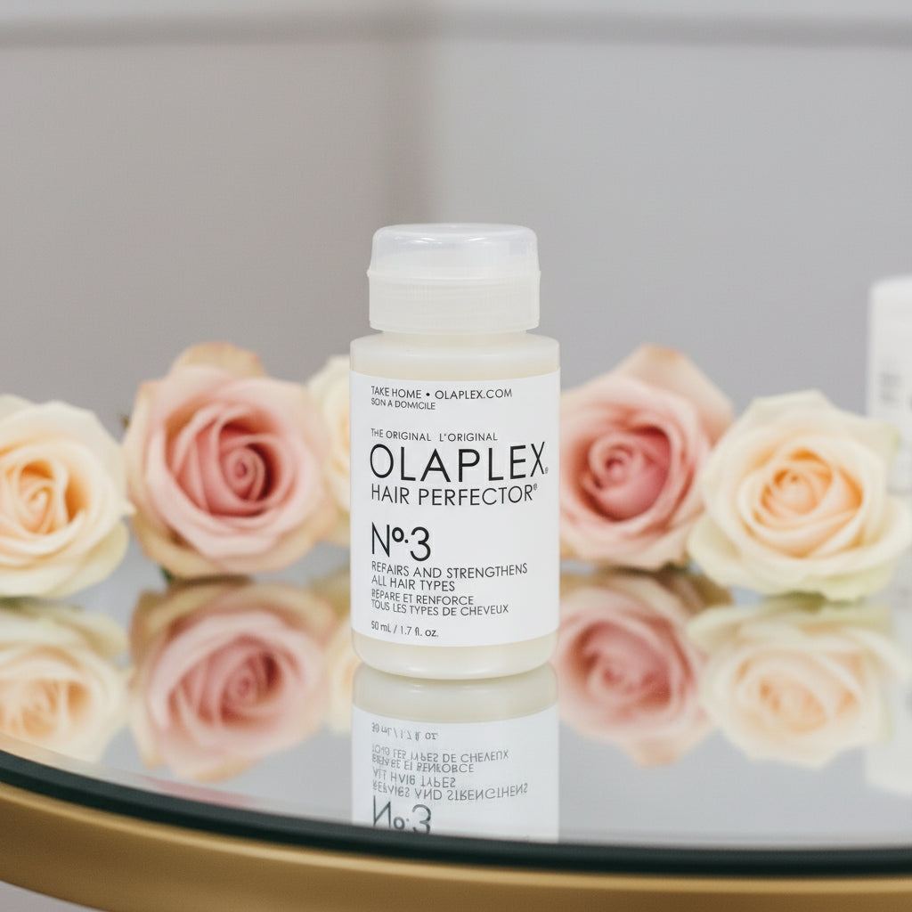 Olaplex Hair Perfector No.3 bottle on a white background