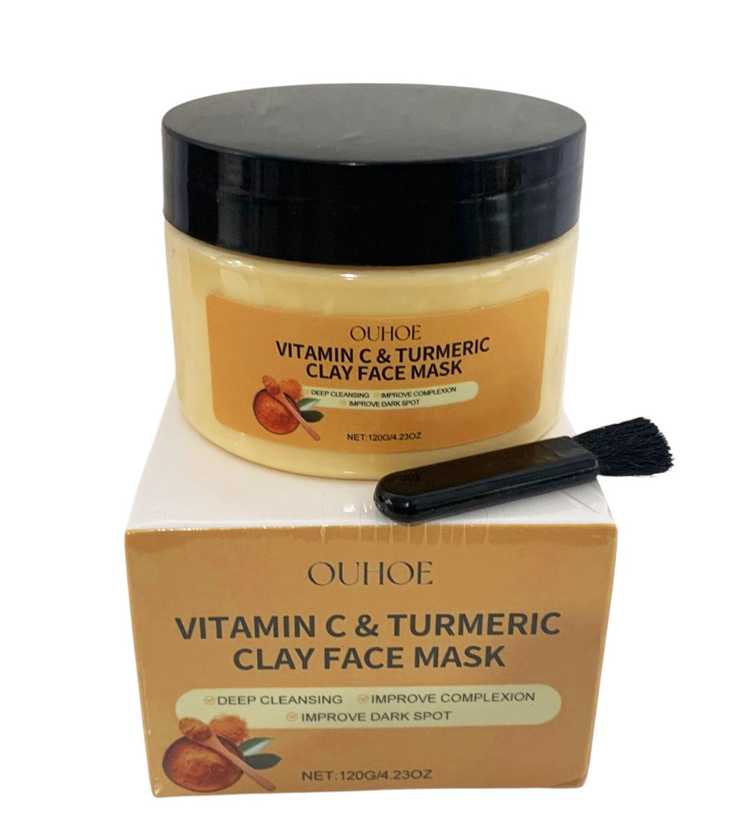 OUHOE Vitamin C & Turmeric Clay Face Mask - 4.23 oz