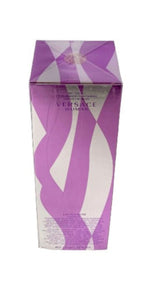 Purple and white box with wavy design on a white background